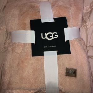 UGG Baby Pink Polar Throw Blanket 50 In x 70In